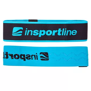 Posilňovacia slučka inSPORTline Hiplop M 66x7 cm / 16 kg - azúrová