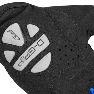 Cyklo rukavice W-TEC Bravoj - modro-čierna