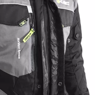 Pánska moto bunda W-TEC Burdys Evo - čierno-šedá
