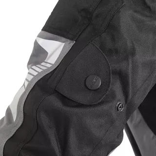 Pánska moto bunda W-TEC Burdys Evo - čierno-šedá