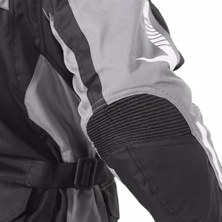 Pánska moto bunda W-TEC Burdys Evo - čierno-šedá