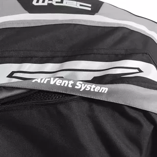 Pánska moto bunda W-TEC Burdys Evo - čierno-šedá