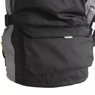 Pánska moto bunda W-TEC Burdys Evo - čierno-šedá