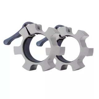 Set olympijských hliníkových objímok inSPORTline CL-21 50mm - strieborná - strieborná