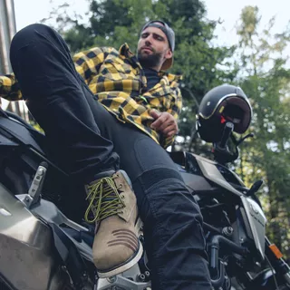 Moto topánky W-TEC Exetero Olive - 2. akosť - olivovo zelená