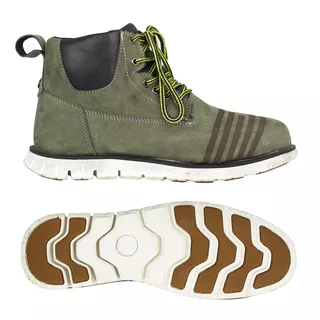 Moto topánky W-TEC Exetero Olive - 2. akosť - olivovo zelená
