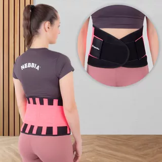 Neoprénový pás inSPORTline Waistrim - ružová - ružová