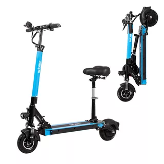 Elektrická kolobežka W-TEC Skootie Pro II 8" so sedlom - 2.akosť - modrá