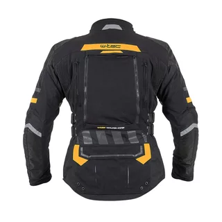 Moto bunda W-TEC Aircross - čierno-zlatá