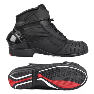 Moto topánky W-TEC Bolter - čierna