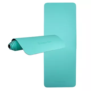 Karimatka inSPORTline Doble 173x61x0,6 cm - fialovo-ružová - zeleno-čierna