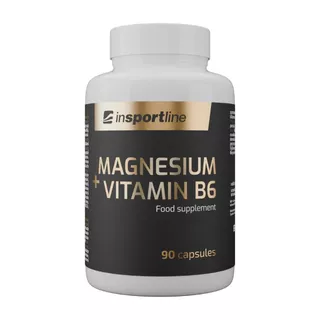Výživový doplnok inSPORTline Magnesium+Vitamin B6, 90 kapsúl