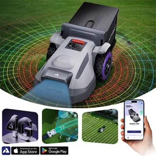 Bezdrôtová robotická kosačka Anthbot N8 (1500 m²) so zberačom lístia