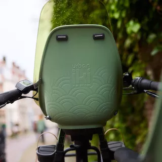 Predná sedačka na bicykel s upínacím adaptérom Urban Iki - Bincho čierna/Bincho čierna