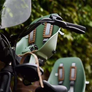 Predná sedačka na bicykel s upínacím adaptérom Urban Iki - Bincho čierna/Bincho čierna