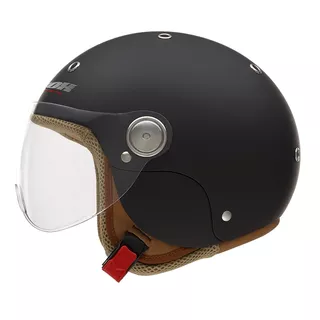 Moto prilba NOX N217K s 3 veľkosťami výstelky - matne čierna