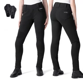 Dámske moto legíny W-TEC Lukrecia Base - čierna