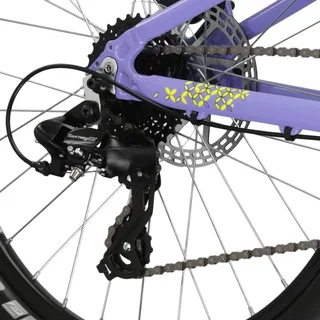 Juniorsky dievčenský bicykel Kross LEA JR 2.0 24" - model 2025 - ružová / fialová / lesk