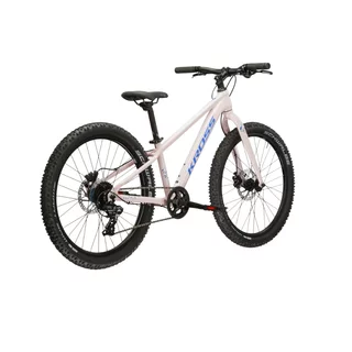 Juniorsky dievčenský bicykel Kross LEA JR 2.0 24" - model 2025 - ružová / fialová / lesk