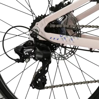 Juniorsky dievčenský bicykel Kross LEA JR 2.0 24" - model 2025 - ružová / fialová / lesk