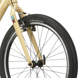 Juniorský bicykel Kross LEVEL JR 1.0 24" Gen 007 - červená / marinový / lesk
