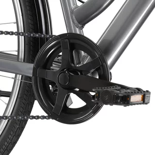 Mestský bicykel Kross Sentio 1.0 28" - model 2025 - grafitová / šedá / lesk