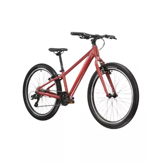Juniorský dievčenský bicykel Kross LEA JR 1.0 24" Gen 007 - bordo