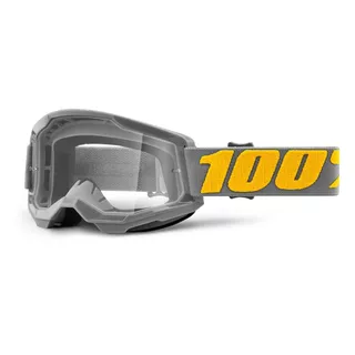 Motokrosové okuliare 100% Strata 2 - Fletcher ružová, číre plexi