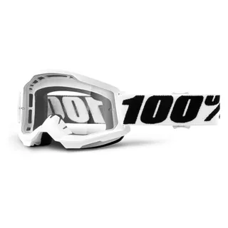 Motokrosové okuliare 100% Strata 2 - Fletcher ružová, číre plexi