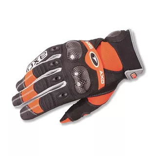Motokrosové rukavice AXO VR-X - oranžová