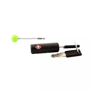 Zámok na batožinu Munkees TSA Zipper Lock - zelená