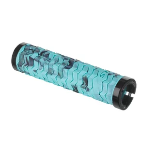Gripy na bicykel Kellys Poison - azure blue - turquoise/black
