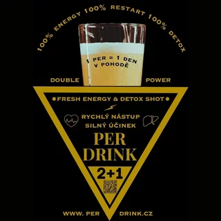 Šumivý nápoj Per Drink 3x4g s vitamínmi a rastlinnými extraktmi