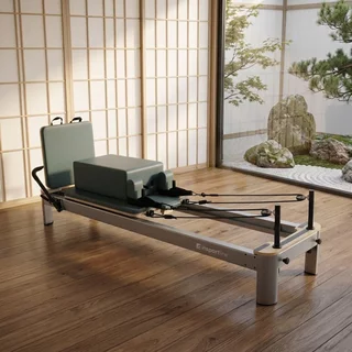 Pilates reformer inSPORTline Oquiler - zeleno-modrá