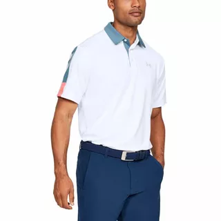 Pánske tričko Under Armour Playoff Polo 2.0 - Escape - White 121
