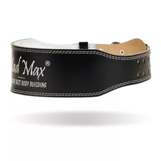 Fitness opasok Mad Max Full leather - čierna - čierna