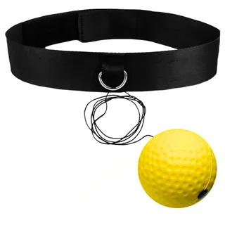 Reflexná boxovacia loptička na hlavu inSPORTline Respell Light 18g s čelenkou