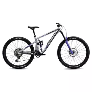 Celoodpružený bicykel Ghost Riot AM Full Party 29" Silver/Electric Purple