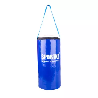 Detské boxovacie vrece SportKO MP10 19x40cm / 3kg - modro-biela - modro-biela