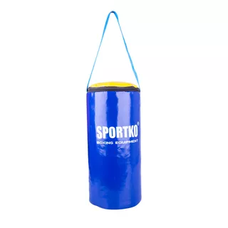Detské boxovacie vrece SportKO MP10 19x40cm / 3kg - modro-biela - modro-žltá