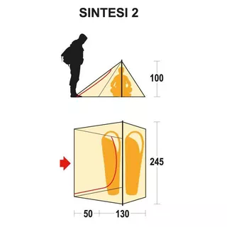 Stan FERRINO Sintesi 2 245x(50+130)x100 cm