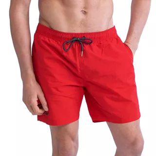 Pánske kúpacie kraťasy Jobe Swimshorts - Red - Red