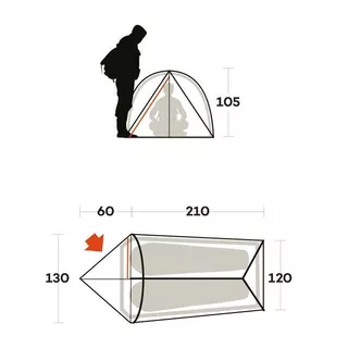 Stan FERRINO Thar 2 210x130x105 cm
