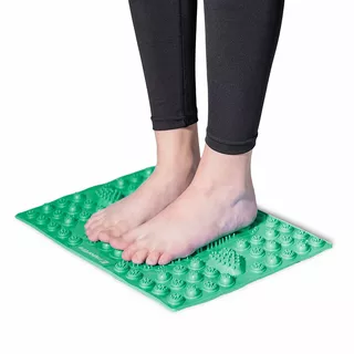 Masážna podložka pod chodidlá inSPORTline Tilsipur 39x29 cm - zelená