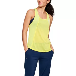 Dámske tielko Under Armour Threadborne Fashion Tank - Tokyo Lemon Full Heather