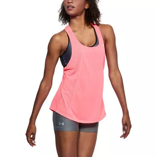 Dámske tielko Under Armour Threadborne Fashion Tank - Tokyo Lemon Full Heather