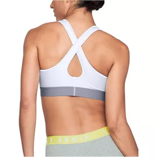 Dámska športová podprsenka Under Armour Mid Crossback - Lipstick