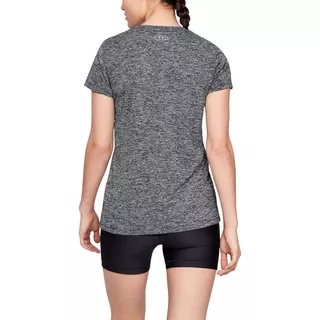 Dámske funkčné tričko Under Armour Tech SSV Twist - Black