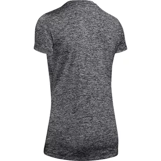 Dámske funkčné tričko Under Armour Tech SSV Twist - Black
