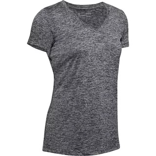 Dámske funkčné tričko Under Armour Tech SSV Twist - Black - Black